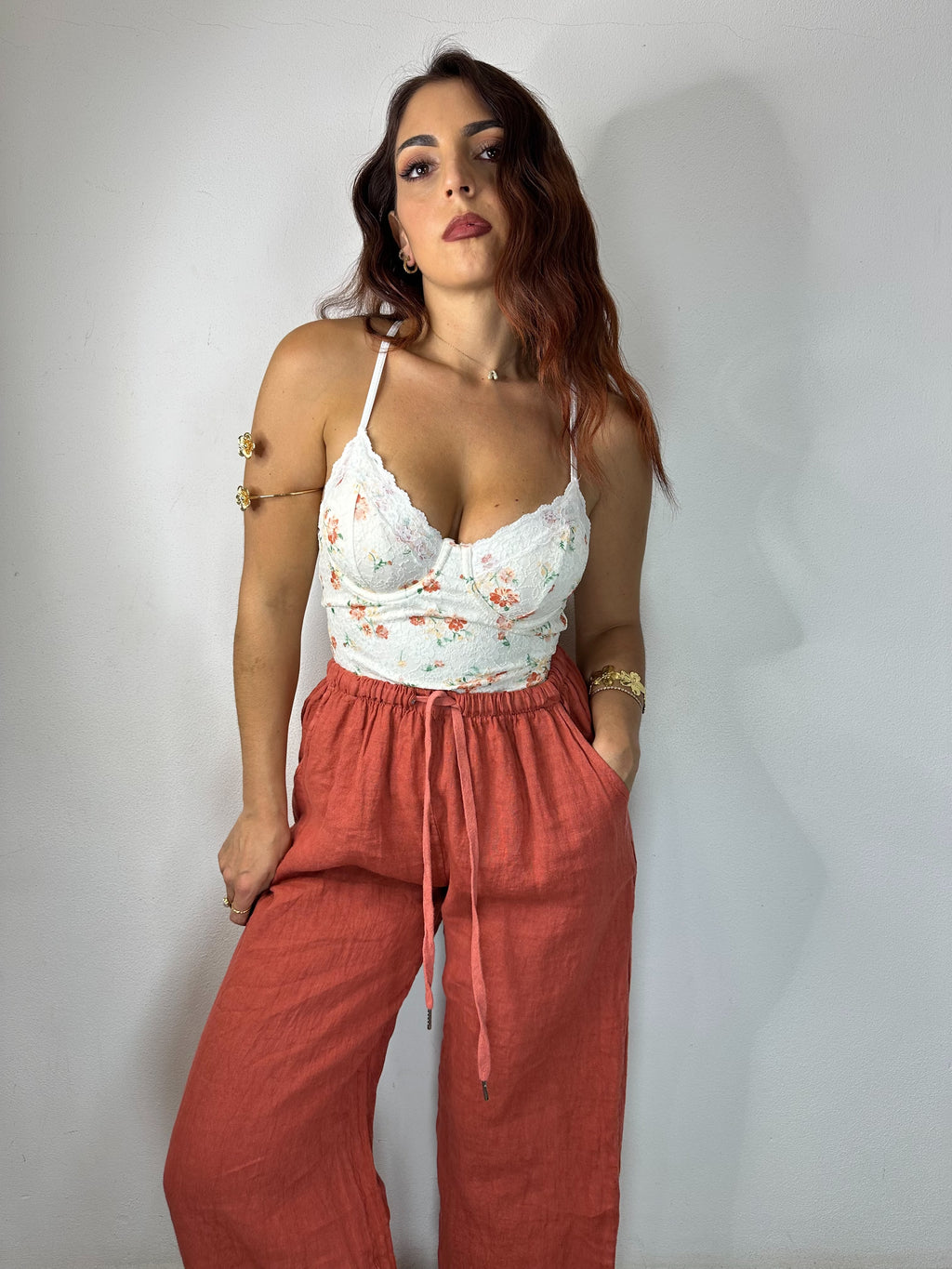 PANTALONE 100% LINO