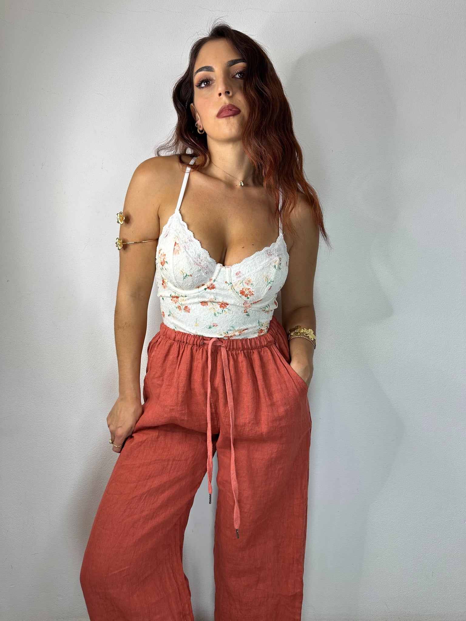 PANTALONE 100% LINO