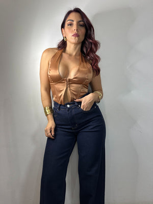 NEW JEANS SCURO CON RISVOLTO