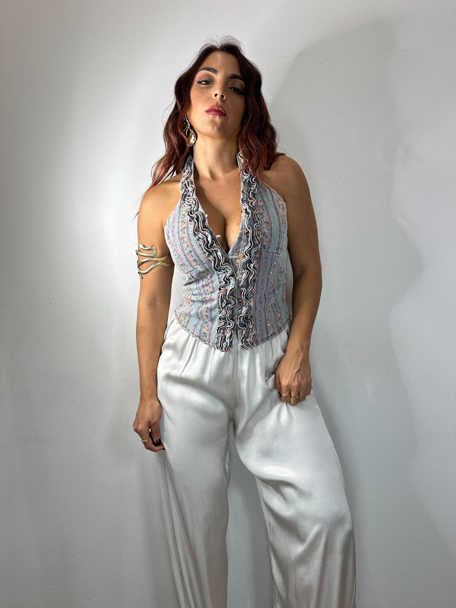 PANTALONE IN SATIN