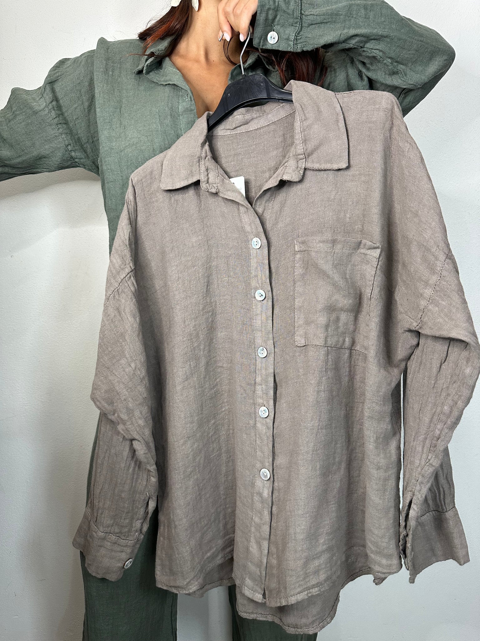 CAMICIA 100% LINO