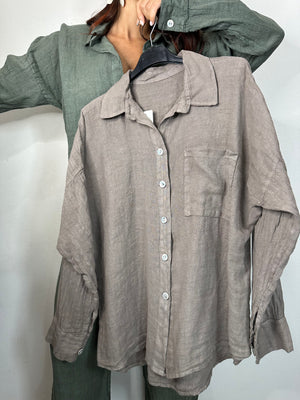 CAMICIA 100% LINO