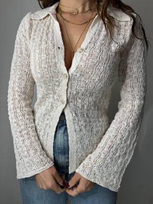 POLO/CARDIGAN IN FILO