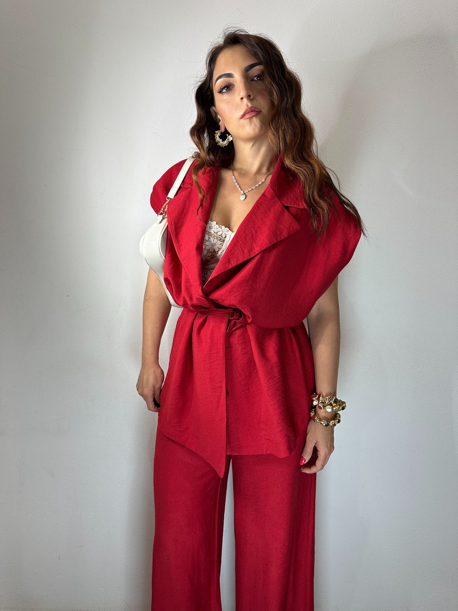 COORDINATO SMANICATO