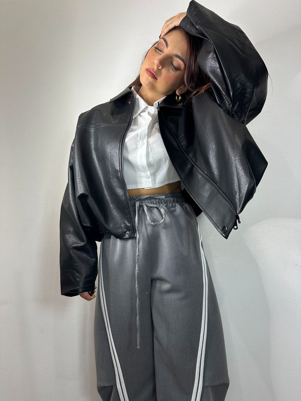 PANTALONE TUTA RIGHE