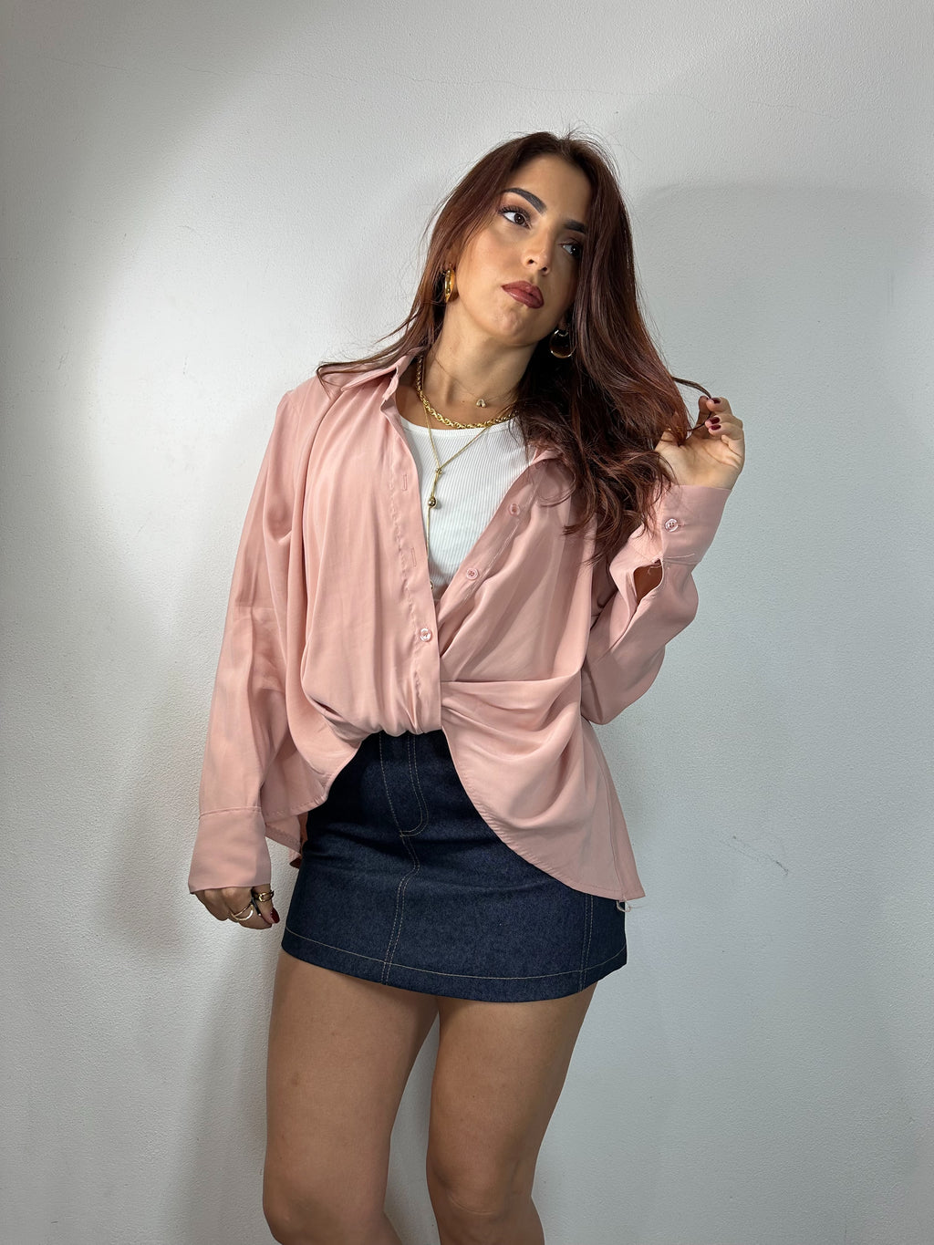 COORDINATO CAMICIA CON CANOTTA