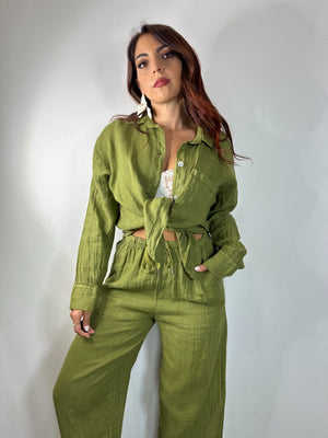 CAMICIA 100% LINO