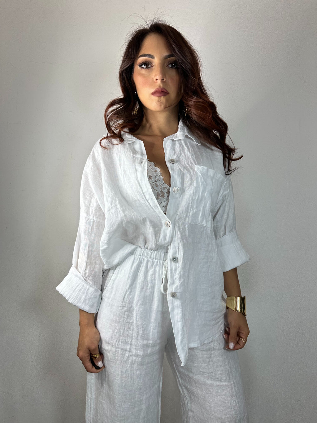 PANTALONE 100% LINO