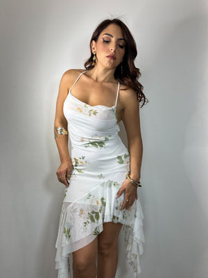 ABITO ROSE BIANCHE