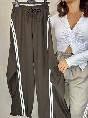 PANTALONE TUTA RIGHE