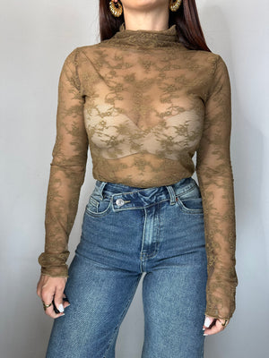 JEANS BOTTONE LATERALE