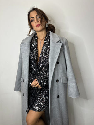 CAPPOTTO DOPPIOPETTO GRIGIO