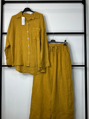 CAMICIA 100% LINO