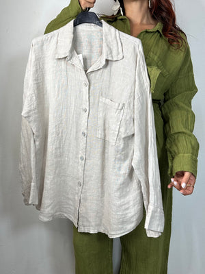 CAMICIA 100% LINO