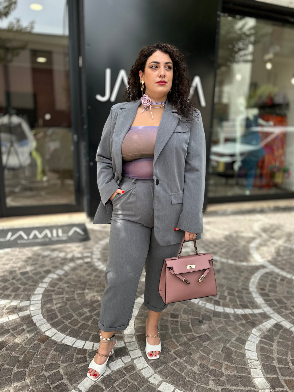 TAILLEUR GRIGIO CURVY