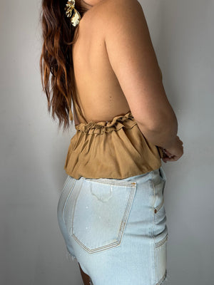 PANTALONCINO JEANS CHIARO