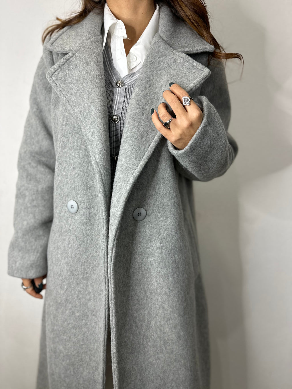 CAPPOTTO MORBIDO GRIGIO
