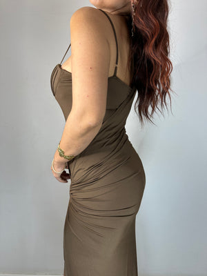 COORDINATO FINE ESTATE MARRONE
