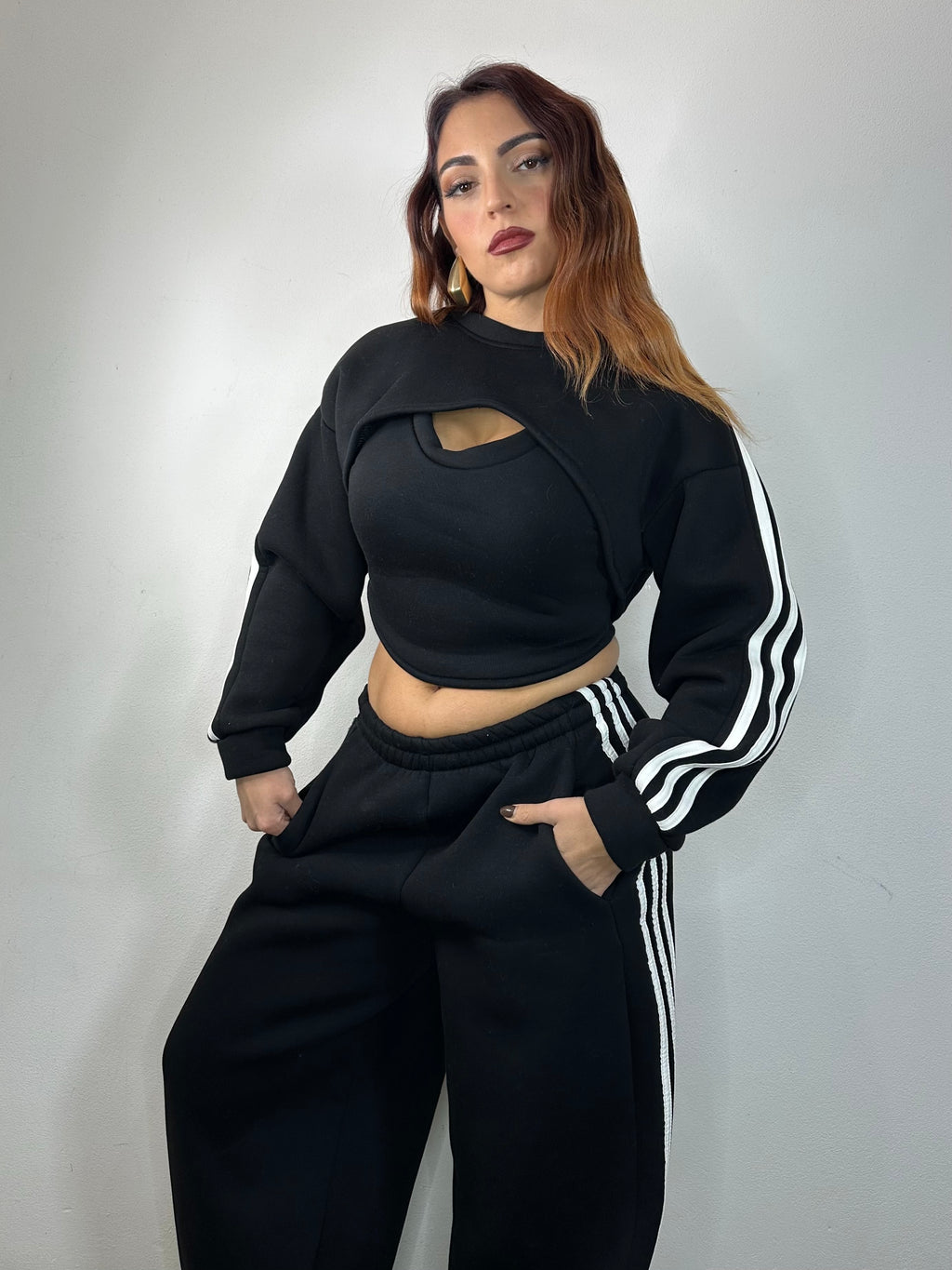 PANTATUTA RIGHE BIANCHE