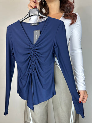 MAGLIA CON LACCETTO