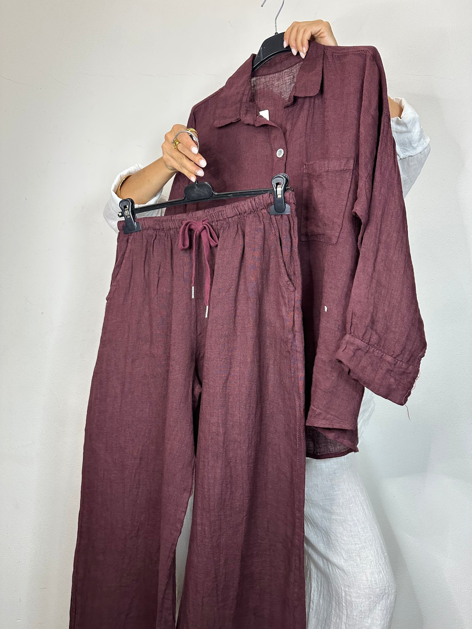 PANTALONE 100% LINO