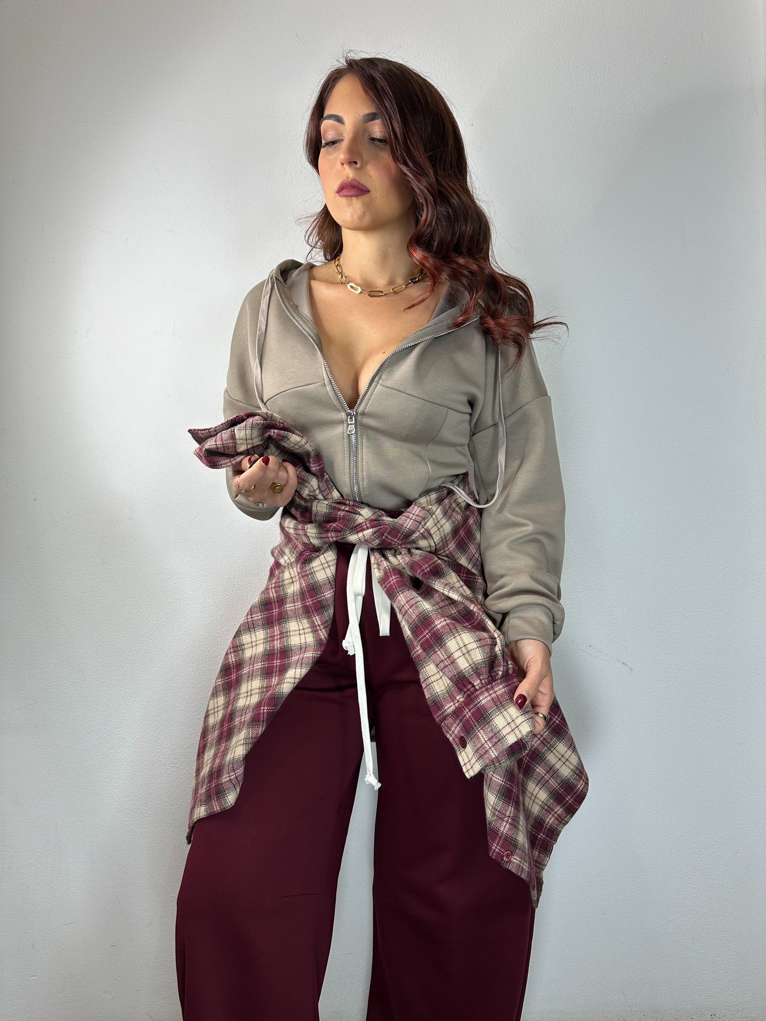 PANTALONE TUTA A PALAZZO