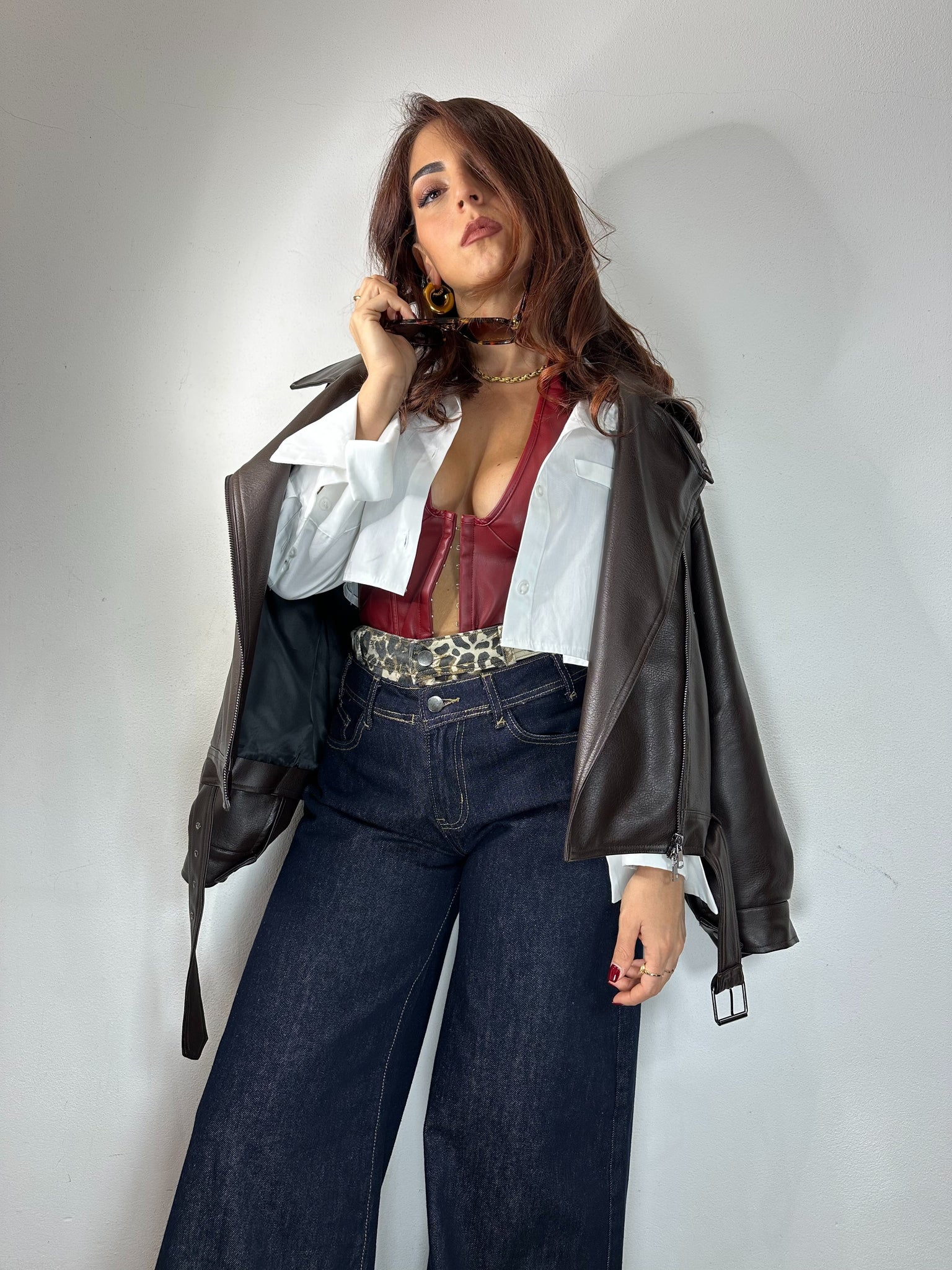 TOP CAT WOMAN ROSSO