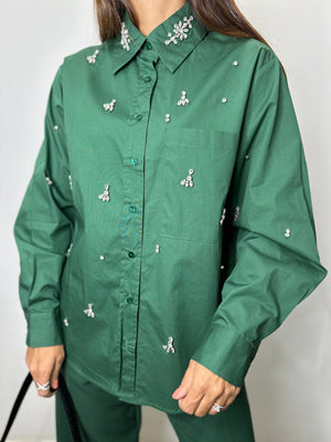 CAMICIA VERDE BOTTIGLIA