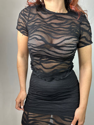 SHIRT TRASPARENZE E ONDE