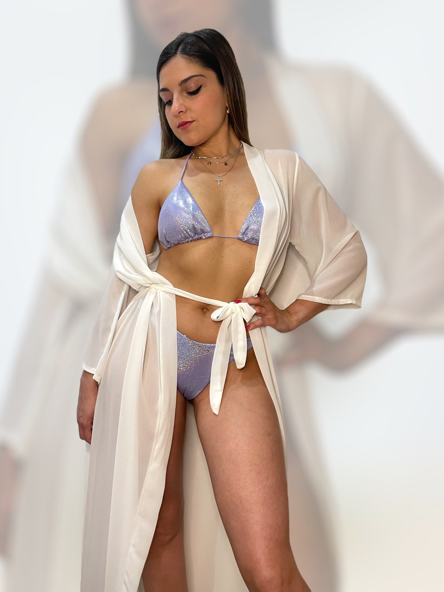 KIMONO VELATO LUNGO