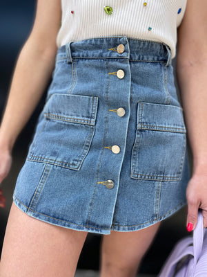 PANTAGONNA JEANS SCURO