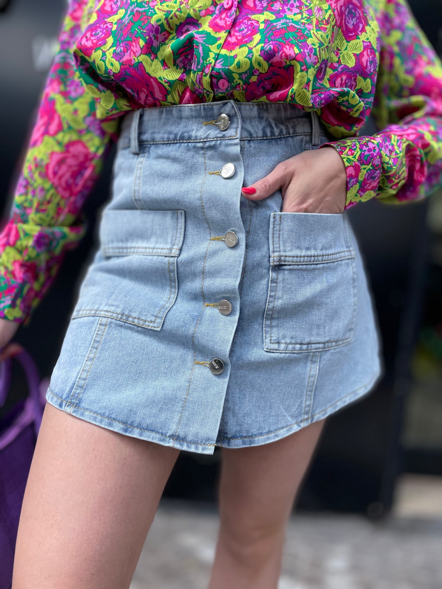 PANTAGONNA JEANS CHIARO