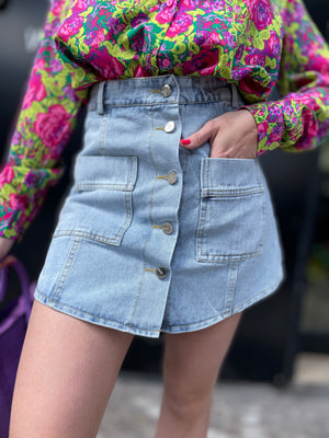PANTAGONNA JEANS CHIARO