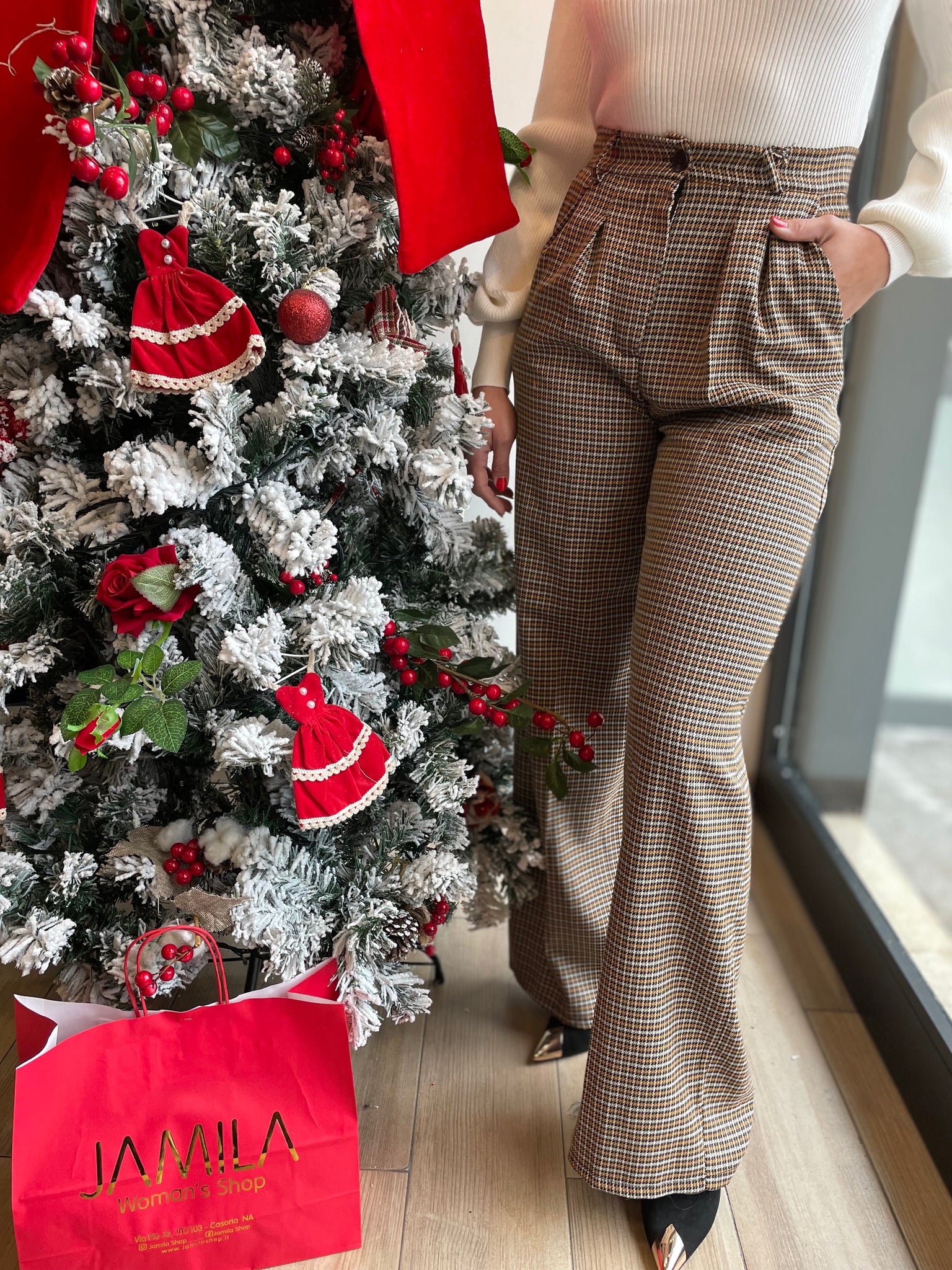 PANTALONE PIED DE POULE